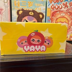Brand New Sealed Baby Three Yaya Fun Fruits Blind Box Case